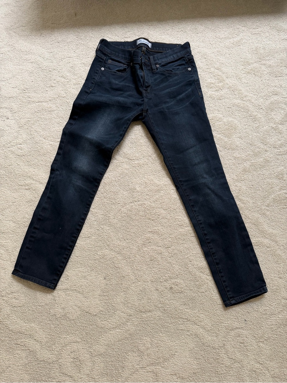 MADEWELL Black Slim Skinny Jeans (petite length)